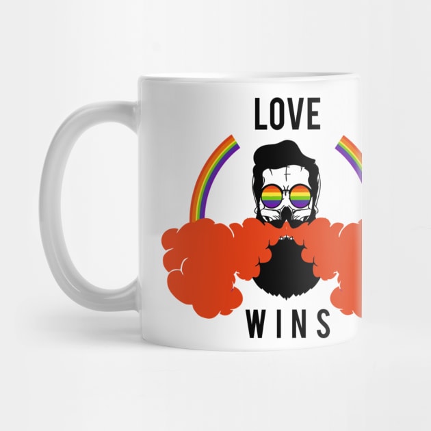 LGBT Rainbow Pride - Love Wins by victoriashel